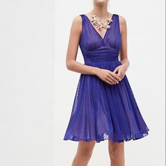 Anthropologie HD in Paris Clip Dot Midi Dress‎ - Picture 1 of 11